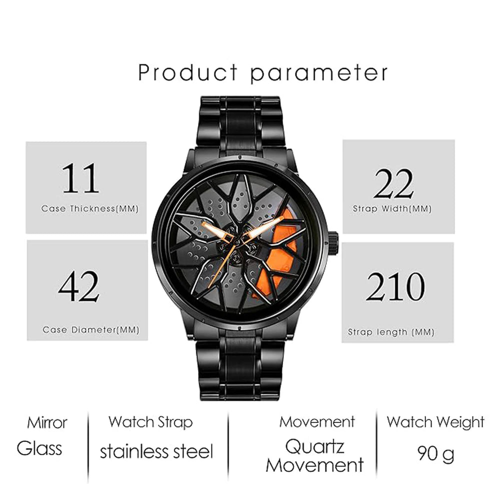 CAR WHEEL WATCH